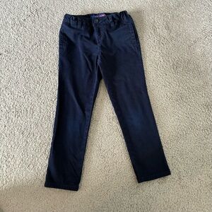 4/$25 French Toast Kids Navy Skinny Chino Dress Pants School Clothes Boy size 6x